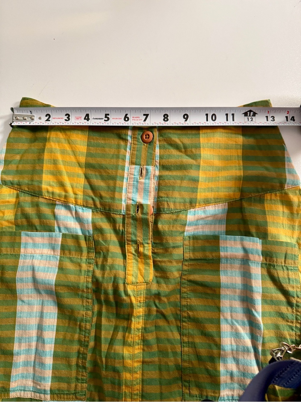 Ace & Jig  Green, Blue and Yellow Maisie Skirt- Mariana size XS 100% Cotton NWT - Picture 8 of 9